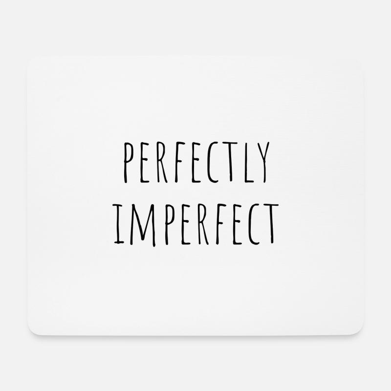 PERFECTLY - Mousepad (Querformat) - Weiß