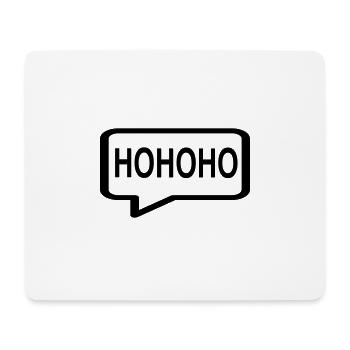Ho Ho Ho - Mousepad (Querformat) - Weiß - Vorne