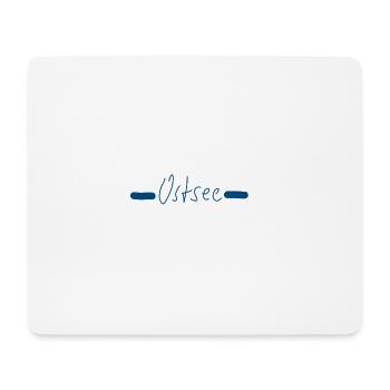 Bleu de la mer Baltique 6 - Tapis de souris (format paysage) - blanc - Devant