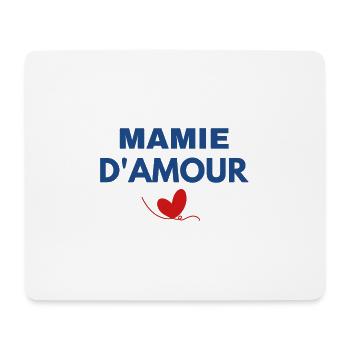 Mamie d'Amour 2 - Tapis de souris (format paysage) - blanc - Devant