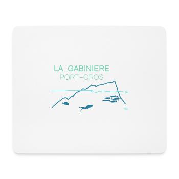 J'peux pas, j'ai plongée sur à Port Cros. - Tapis de souris (format paysage) - blanc - Devant