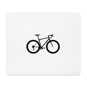 TITAN Gravelbike DROPBAR KOBBYFahrrad - Mousepad (Querformat) - Weiß - Vorne