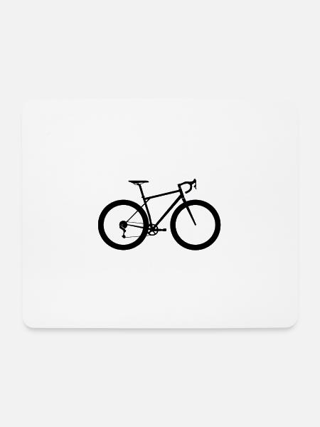 TITAN Gravelbike DROPBAR KOBBYFahrrad - Mousepad (Querformat) - Weiß