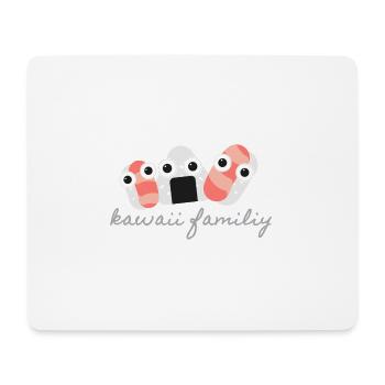Kawaii,Family,Sushi,Rice,Japan - Mouse Pad (horizontal) - white - Front