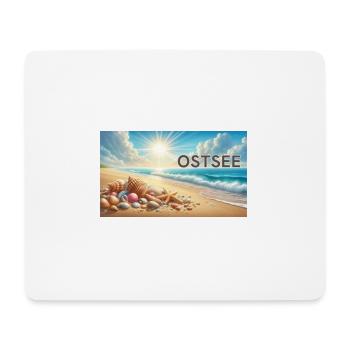 Ostsee - Mousepad (Querformat) - Weiß - Vorne