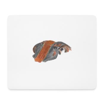 Peruanisches Meerschweinchen - Mousepad (Querformat) - Weiß - Vorne
