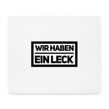 da ist wohl was kaputt - Mousepad (Querformat) - Weiß - Vorne