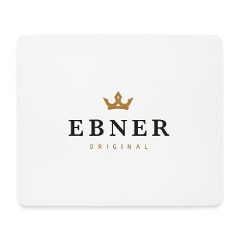Ebner Original Familienlogo - Mousepad (Querformat) - Weiß - Vorne
