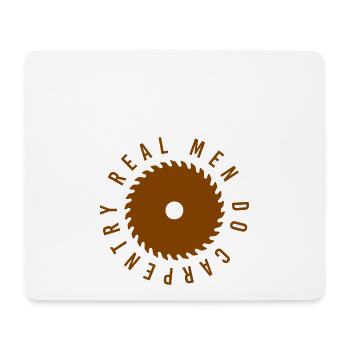 Men's Carpentry - Mouse Pad (horizontal) - white - Front