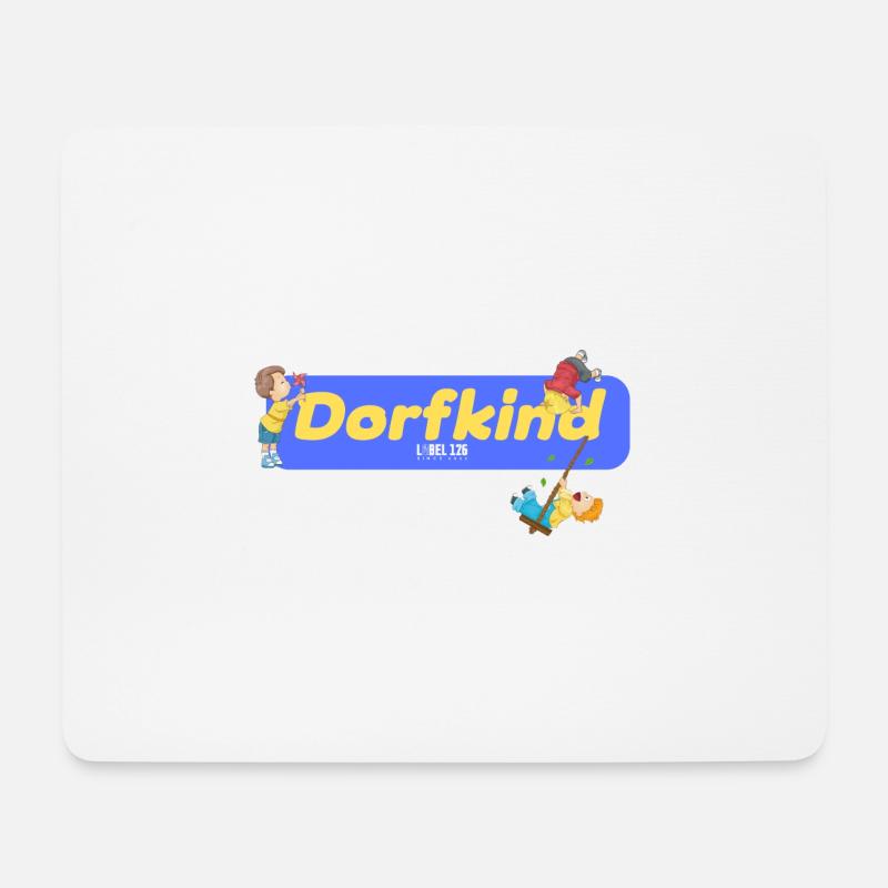 Dorfkind - Label 126 - Mousepad (Querformat) - Weiß