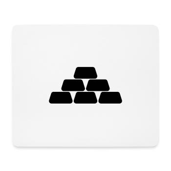 Gold bullion - Mouse Pad (horizontal) - white - Front