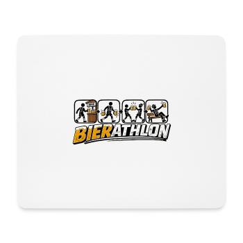 Bierathlon - Volksfest - Mousepad (Querformat) - Weiß - Vorne