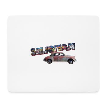 Old car in Seligman in Arizona, US Road 66 - Mouse Pad (horizontal) - white - Front