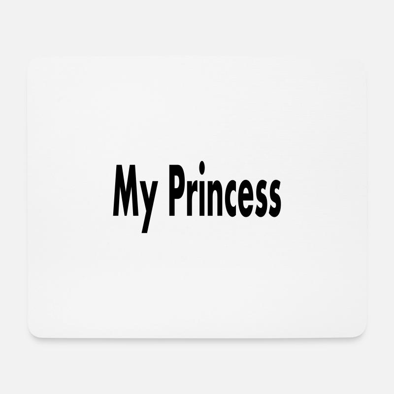 My Princess Schriftzug - Mousepad (Querformat) - Weiß