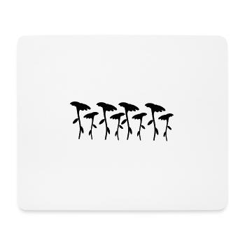 Fleur symbole fleur huit fleurs - Tapis de souris (format paysage) - blanc - Devant