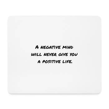 Motivierender Spruch  - Mousepad (Querformat) - Weiß - Vorne