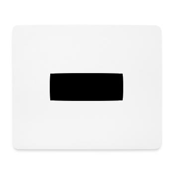 forme rectangle forme carrée - Tapis de souris (format paysage) - blanc - Devant