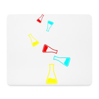 Test tube icon - Mouse Pad (horizontal) - white - Front