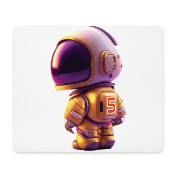 Space Kid Young Astronaut Birthday Five - Tapis de souris (format paysage) - blanc - Devant