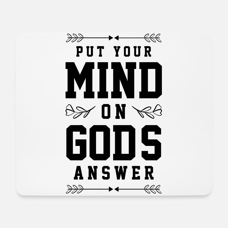 Bible Verses - Mouse Pad (horizontal) - white