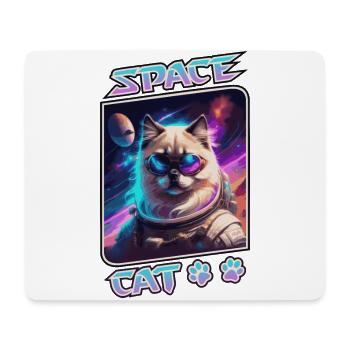 Space cat - sacred of Burma - Mouse Pad (horizontal) - white - Front