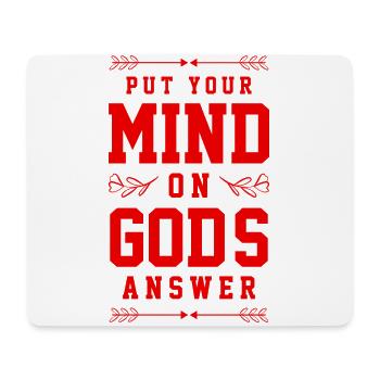 Bible Verses - Mouse Pad (horizontal) - white - Front