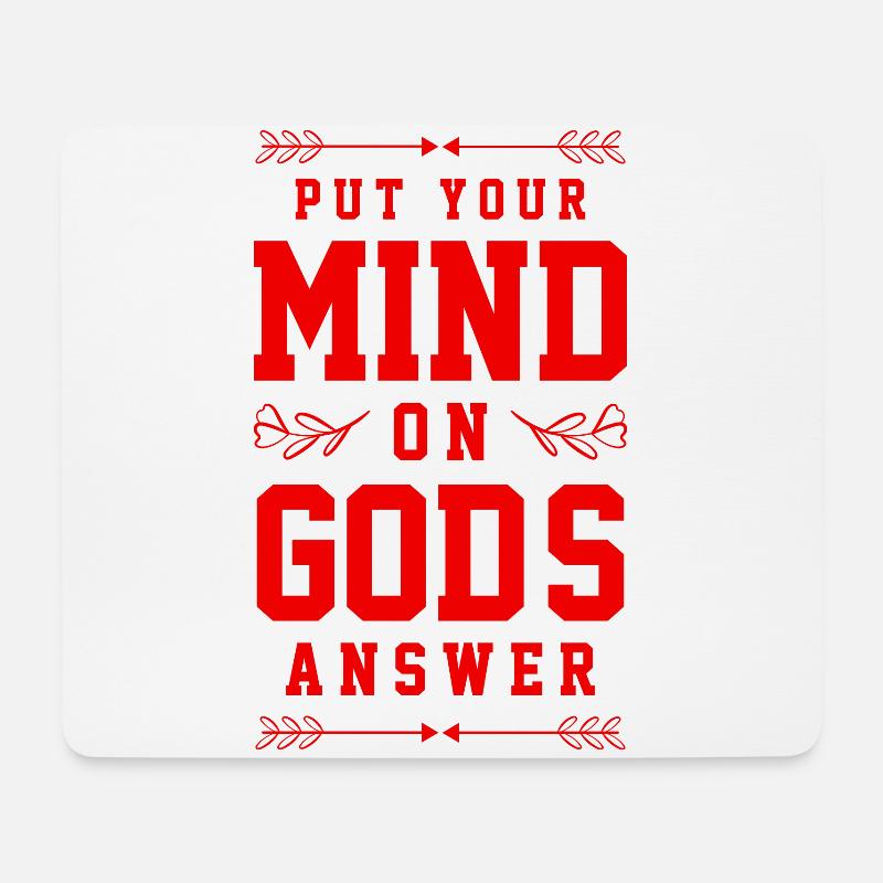 bibel verse - Mousepad (Querformat) - Weiß