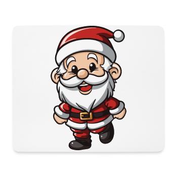 Père Noël Noël Père Noël - Tapis de souris (format paysage) - blanc - Devant