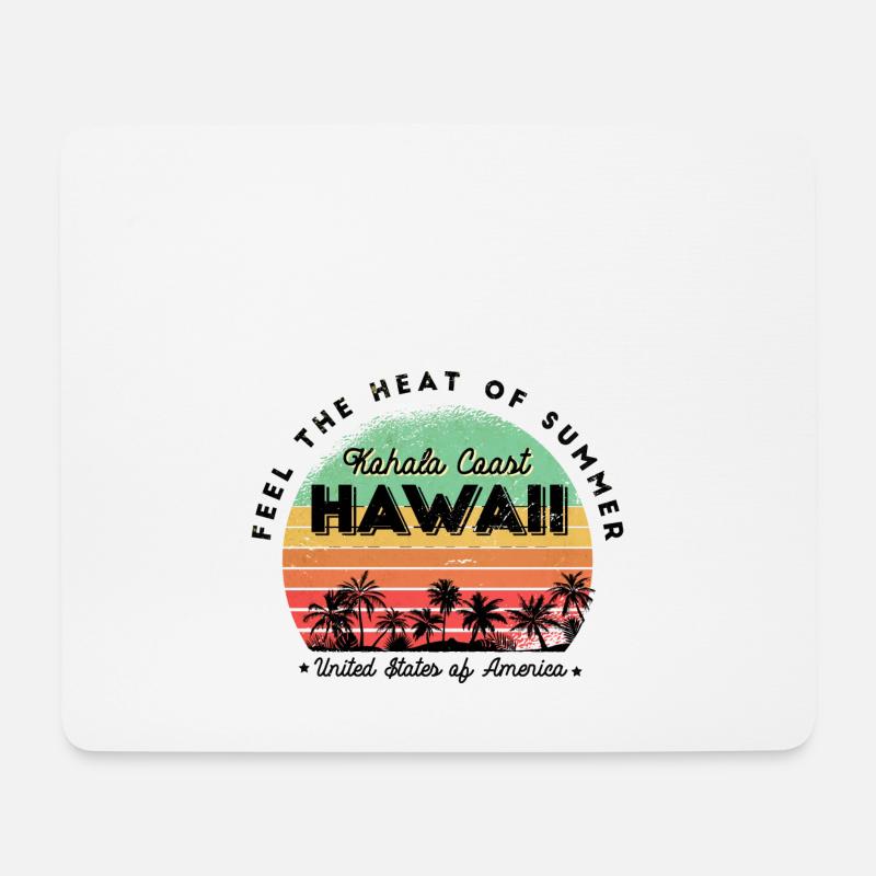 Hawaiian Summer - Mouse Pad (horizontal) - white