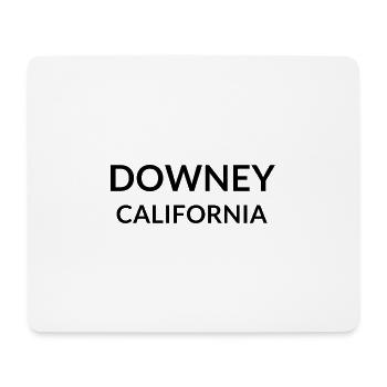 Downey, Californie, États-Unis - Tapis de souris (format paysage) - blanc - Devant