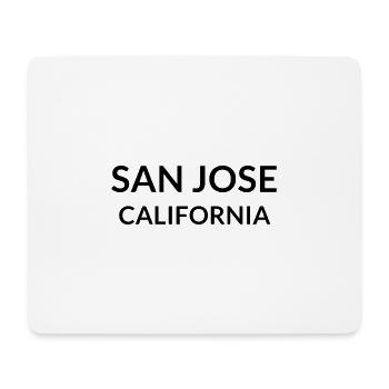 San Jose California USA - Mouse Pad (horizontal) - white - Front
