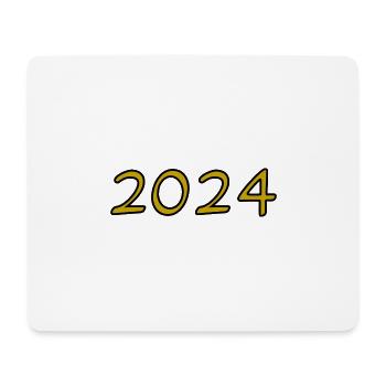 2024. CHRISTMAS. YEAR. ANNIVERSARY. RETIREMENT. DAD - Mouse Pad (horizontal) - white - Front