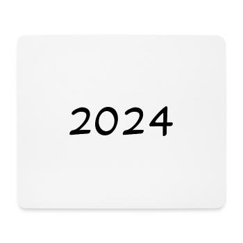 2024. CHRISTMAS. YEAR. ANNIVERSARY. RETIREMENT. DAD - Mouse Pad (horizontal) - white - Front