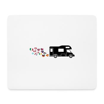Capucine Road trip lover - Mouse Pad (horizontal) - white - Front