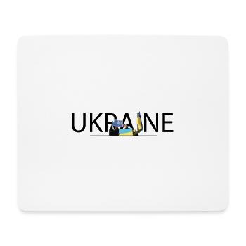 Ukraine Unity Protest College - Mousepad (Querformat) - Weiß - Vorne