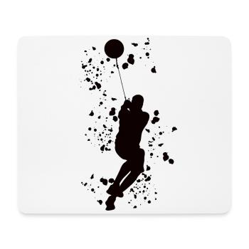 Hammer Thrower Colorsplash Hammer Throw - Mouse Pad (horizontal) - white - Front