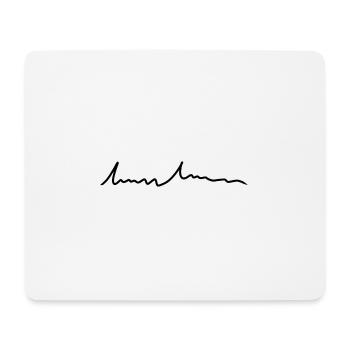 Line Font Text Grass - Mouse Pad (horizontal) - white - Front