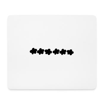fleurs fleur plante symbole forme - Tapis de souris (format paysage) - blanc - Devant