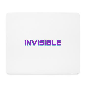 Invisible Unsichtbar - Mousepad (Querformat) - Weiß - Vorne