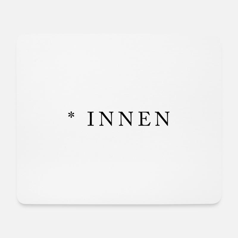 *Innen - Mousepad (Querformat) - Weiß