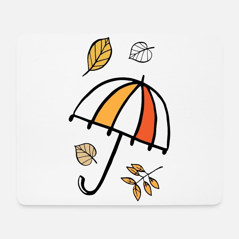 Der Herbst - Mousepad (Querformat) - Weiß