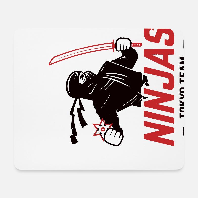 Ninja - Mouse Pad (horizontal) - white