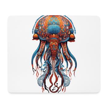 Jellyfish Sea Mandala Meditation Spirituality - Mouse Pad (horizontal) - white - Front