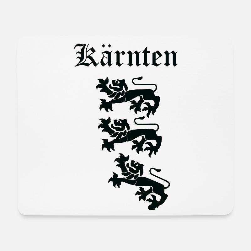 Kärnten - Mousepad (Querformat) - Weiß
