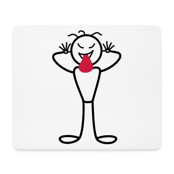 Male - Mouse Pad (horizontal) - white - Front