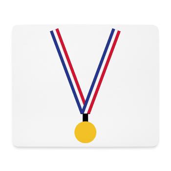 Médaille d'Or - France - Tapis de souris (format paysage) - blanc - Devant