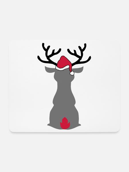 weihnachten - Mousepad (Querformat) - Weiß