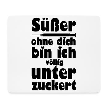 Süßer, Liebe, Paar, verliebt, lustig, Geschenk - Mousepad (Querformat) - Weiß - Vorne