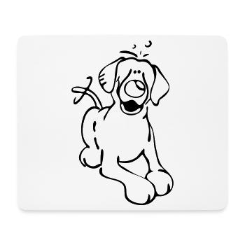 Labrador Retriever - dog - Lab - Mouse Pad (horizontal) - white - Front