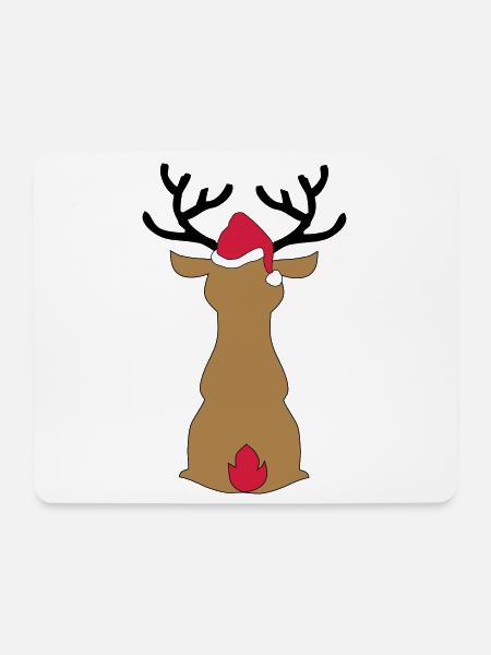 weihnachten - Mousepad (Querformat) - Weiß